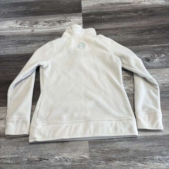 Under Armour Jacket Performance Fleece White Womens S 1/4 Zip Mock Neck Pullover - Picture 3 of 9